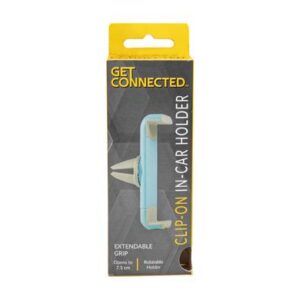 Mobile in car device holder clip-on asst