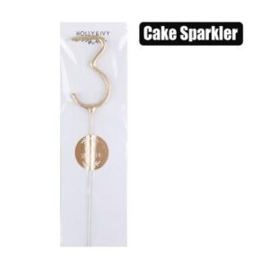 Candle birthday sparkles number-3