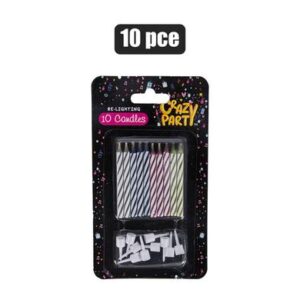 Candle birthday re-lighting 10pc