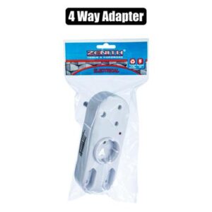 Plug-adaptor 1x16a 1x5a-rnd 2x5-2pin zen