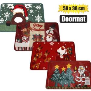 Xmas sundry door mat 58x38cm