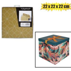 Gift box flat pack 22x22x22cm female/gen