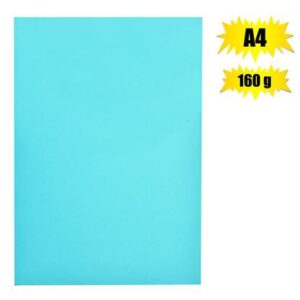 Art+craft board a2 160g sheet turq br