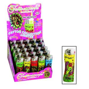 Lighter refillable with led