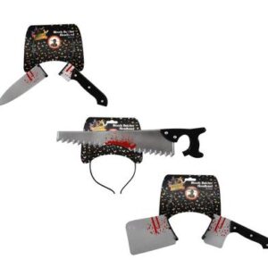 Dress up bloody butcher headband asstd