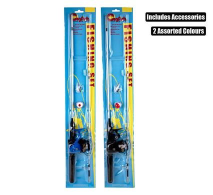 Fishing rod spinning set