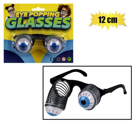 Novelty glasses eye popping 12.5cm
