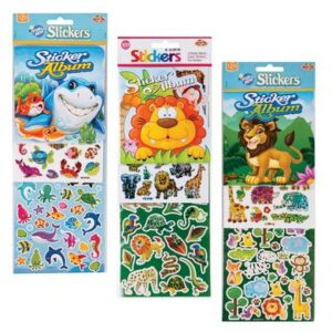 Sticker album+stickers asstd