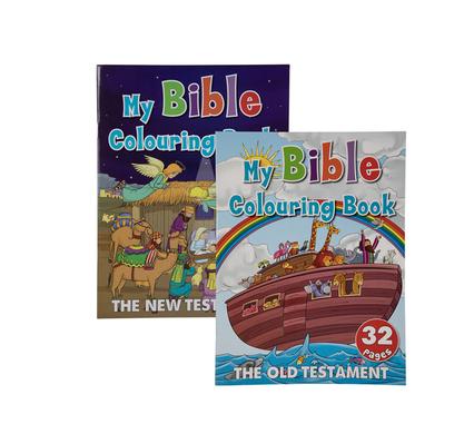 Book colouring bible stories asstd
