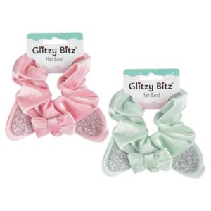 Hair band scrunchie double bow