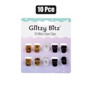Hair claw clips 10pc mini