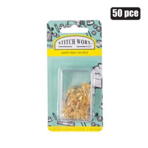 Haberdashery safety pins 50pc small