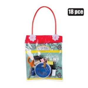 Haberdashery sewing kit 18pc in bag