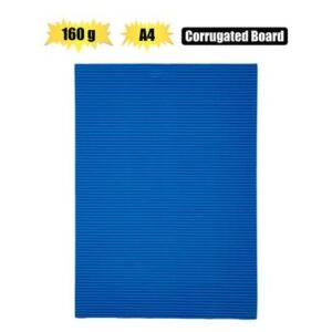 Art+craft a4 corrugated board 160gsm blu