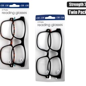 Reading glass twin packs strngth:2