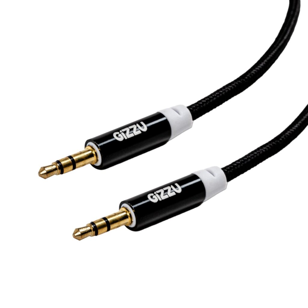GCP35MM3_wr_01a Gizzu 3.5mm AUX Cable 2m - Black