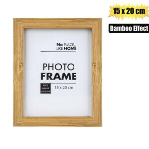 Picture frame mdf bamboo effect 15x20cm