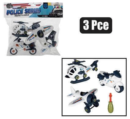 Vehicle tools diy assembly 3pc police